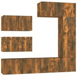  6-dijelni set TV ormarića boja dimljenog hrasta drveni | shoptok.hr
