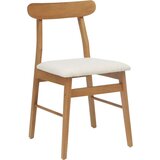  Stolac za blagovanje 2 pcs Prirodna i svijetla | shoptok.hr