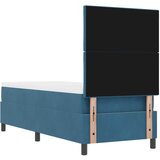  LED Box Spring Krevet Tamno plava 80 x 200 cm Baršun | shoptok.hr