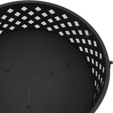 Posuda za vatru sa žaračem 68 cm XXL čelična | shoptok.hr