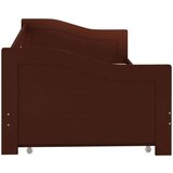  Izvlečni posteljni okvir temno rjav iz borovine 90x200 cm | Shoptok.si