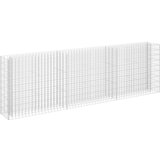 Furnova Visoka greda gabion pocinkano jeklo 270x30x90 cm, (21921100) | Shoptok.si