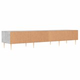 TV ormarić boja betona 150 x 36 x 30 cm od konstruiranog drva | shoptok.hr
