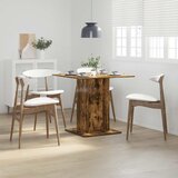  Blagovaonski stol boja dimljenog hrasta 80 x 80 x 75 cm drveni | shoptok.hr