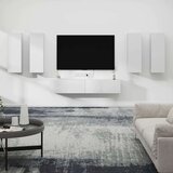  Komplet TV omaric 6-delni bel inženirski les, (20912899) | Shoptok.si