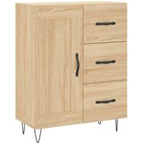  Visoka komoda hrasta sonome 69,5x34x180cm od konstruiranog drva Slike
