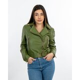 La Force Fashion Kožna jakna Jane - Zelena | Eponuda.com