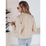 DStreet Kurtka damska skórzana ROCKMISS bezowa | Shoptok.si