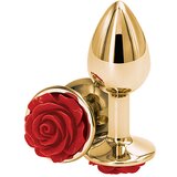 Ns Novelties Rear Assets Rose Buttplug Small Red Cijene