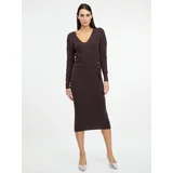 Orsay Brown women's midi dress - Women's
