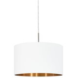 Eglo pasteri 1, e27, prečnik 380, nikl-mat/bela-bakar | Eponuda.com
