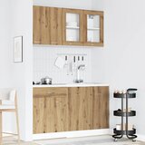 vidaXL 4-dijelni set kuhinjskih ormarića boja hrasta artisan drveni | shoptok.hr