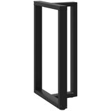  Noge za barsko mizo v obliki črke T, 2 kosa, črne, 60x35x(100-101) cm, jeklo, (22123663) | Shoptok.si