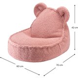 Wigiwama Ružičasta vreća za bebe od bouclé tkanine Bear – | shoptok.hr