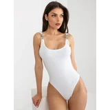 Fashion Hunters White fitted cotton bodysuits