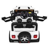  Licencirani auto na akumulator Jeep Wrangler Rubicon 4x4 - bijeli | shoptok.hr