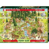 Heye puzzle 1000 delova Degano Fanky Zoo Black Forest 29638
