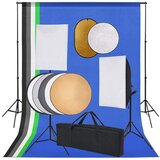  Foto studijski komplet s softboxi, ozadjem in odbojnikom Cene