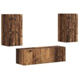  Set omare za televizijo na steni 4 pcs Star les Konstruiran les, (5000132139) | Shoptok.si