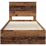  Krevetna konstrukcija Staro drvo 100 x 200 cm Konstruirano drvo Smeđa 210 x 102 x 100 cm | Shoptok.si