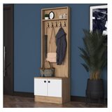 Hanah home Ormarić za hodnik M16 - 2254, 59,8x182,8x35,5 cm, Orah | Eponuda.ba