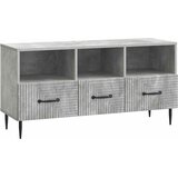TV ormar Betonska siva 102 x 34,5 x 50 cm Konstruirano drvo | shoptok.hr