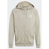 Adidas Muški duks sa kapuljačom Game and go training bl 3s fz hd, Bež Cene