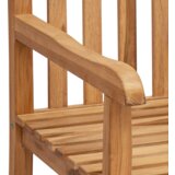 vidaXL Vanjske Stolice Smeđa 152 x 63 x 89 cm Masivna tikovina | shoptok.hr