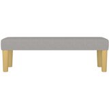  Klupa svjetlosivi 100x30x30 cm od tkanine | shoptok.hr