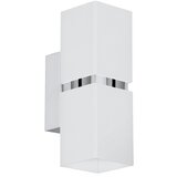 Eglo Passa zidna/2, led, gu10, 2x3,3w, krom/bijela | shoptok.hr