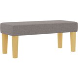  Postelja s škatlo za vzmet z matračem in klopjo taupe 90x200 cm tkanina, (22082999) | Shoptok.si