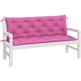  Jastuci za vrtnu klupu 2 kom ružičasti 150x50x7 cm tkanina | shoptok.hr