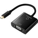 Renkforce RF-4679564 USB-C® / VGA adapter [1x moški konektor USB-C® - 1x ženski konektor VGA] črna 10.00 cm, (20429848) | Shoptok.si