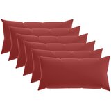  Presvlaka za jastuk 6 pcs HEERLEN Vinska crvena 40 x 70 cm | shoptok.hr