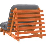  Futon na razvlačenje s madracem smeđi 90 x 206 x 11 cm borovina | shoptok.hr