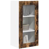  Zidni kuhinjski ormarić 2 pcs Dimljeni hrast 40 x 31 x 80 cm | shoptok.hr