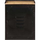 vidaXL Kopalniška omarica 40x30x50 cm železo in trden mangov les | Shoptok.si