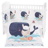 Kikka Boo posteljina sa ogradicom 6 pcs 70/140 Happy Sailor ( KKB60057 ) Cene