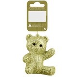  Okrasek za božično drevo Medvedek (Zlata, Plastika, 1 kos) | Shoptok.si