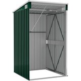  Zidno vrtno spremište zeleno 118 x 100 x 178 cm pocinčani čelik | shoptok.hr