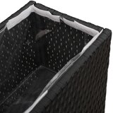  Visoki saksija Crna 55 x 22 x 70 cm poliratan | shoptok.hr