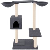  Penjalica za mačke sa stupovima za grebanje tamnosiva 82 cm | shoptok.hr