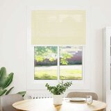 vidaXL Plisirana roleta krem 100x100 cm širina tkanine 99,4 cm | shoptok.hr