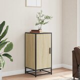  Komoda boja hrasta 35,5 x 35 x 76 cm konstruirano drvo i metal | shoptok.hr