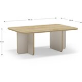 Marckeric Kremno bela/v naravni barvi mizica 56x100 cm Hillary – | Shoptok.si