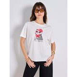 Sinsay Pamučna majica s printom | shoptok.hr