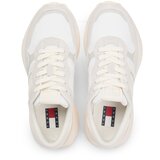 Tommy Jeans Niske tenisice svijetlosiva / pastelno narančasta / bijela | shoptok.hr