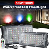 ELEGANTED komplet 2 50 W RGB LED reflektorjev z 1 daljinskim upravljalnikom | Shoptok.si