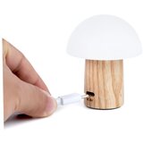 Gingko LED zatemnitvena namizna svetilka iz masivnega jesena v naravni barvi (višina 7 cm) Alice – | Shoptok.si