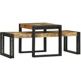  Kava Stol 2 pcs Smeđa 48 x 40 x 40 cm Čvrsto drvo manga | Eponuda.ba